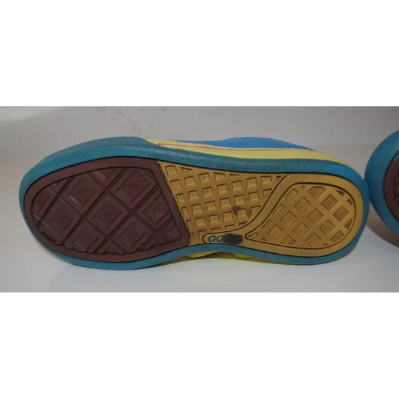BBC Ice Cream Board Flip Sneakers Blue Pink Yellow Low Top Skate Shoes 5